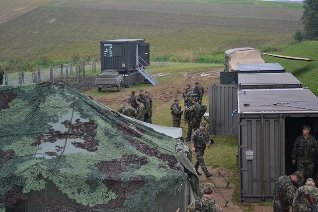 Z loňského cvičení Safeguard - vybudovaná základna