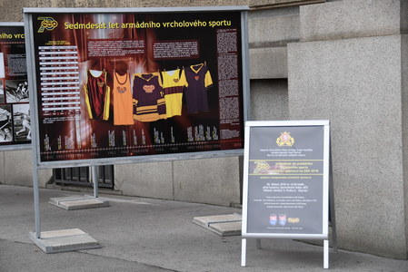 Výstava mapující 70 letou historii armádního sportu bude trvat do 9. května