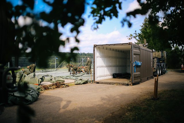Výstavba nové základny v Haluzicích 