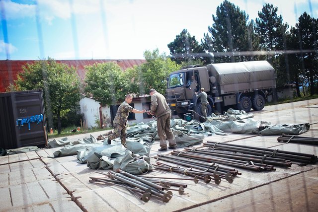 Výstavba nové základny v Haluzicích 