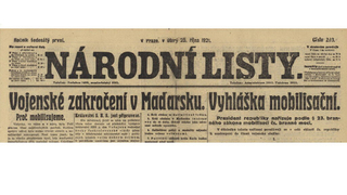 Ilustrační obrázek ke článkuPřed sto lety, 24. října 1921, Československo mobilizovalo
