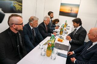 Z bilaterálního jednání se slovenským ministrem obrany Robertem Kaliňákem