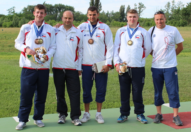 Z Dukly Hradec odjeli na trap tři střelci a přivezli tři medaile