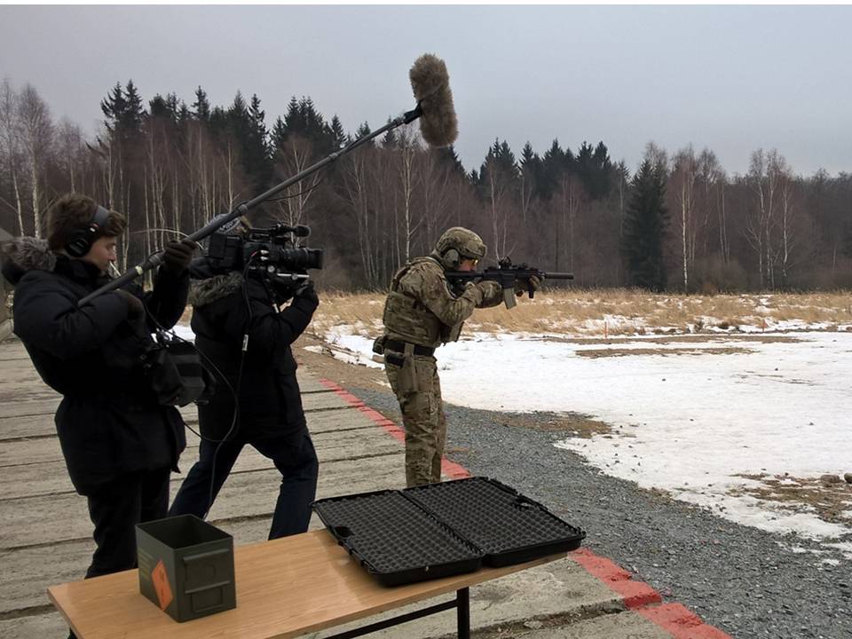 Z natáčení dílu Brdy Veterán