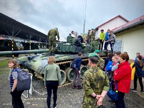 Z techniky měl  největší úspěch Tank T - 72 M4 CZ