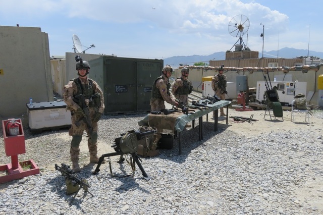 Z ukázky vybavení 6. strážní roty