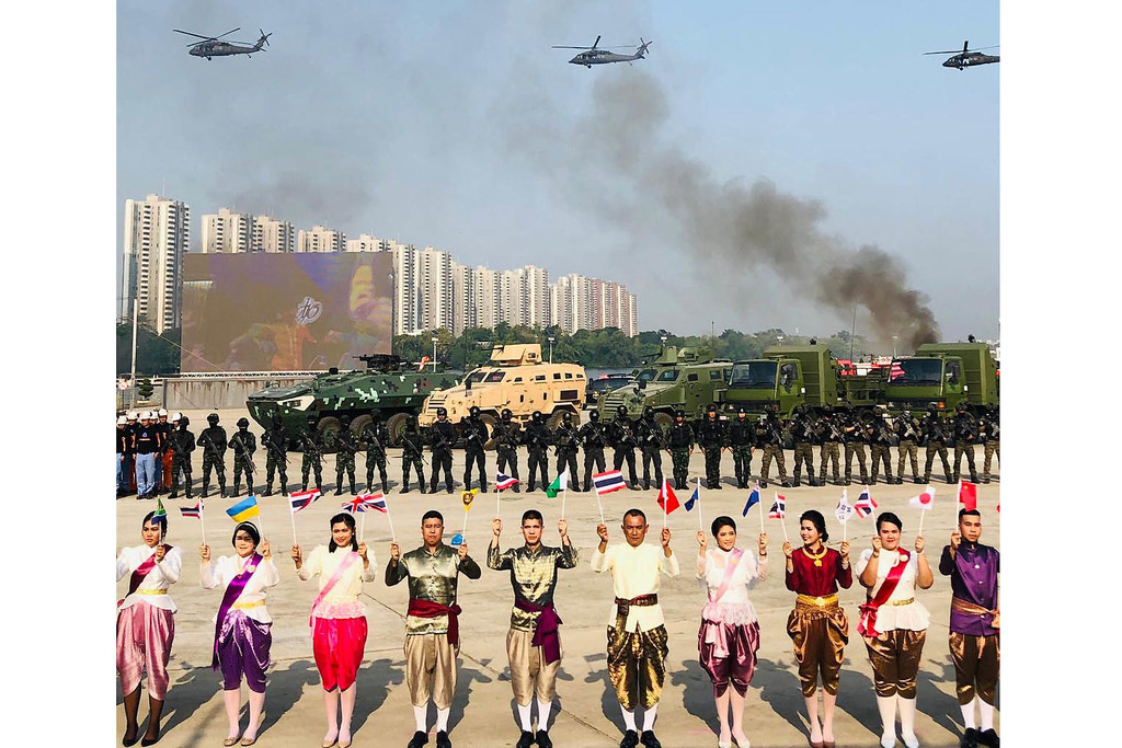 Ze zahájení veletrhu Defense and Security.