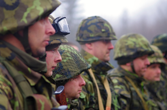 Záložníci na cvičení Hradba