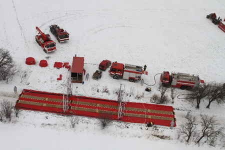 Ground mobile rescue and decontamination personnel are deployed (2)