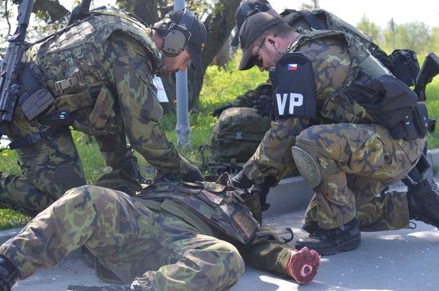  Cvičení bylo zaměřeno i na činnost při doprovodech