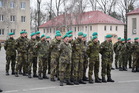  Četa AZ při nástupu 72. mechanizovaného praporu