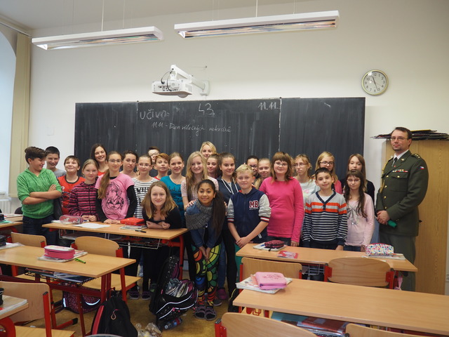 Evžen Petřík, zástupce velitele roty, Gymnázium Kroměříž, učitel