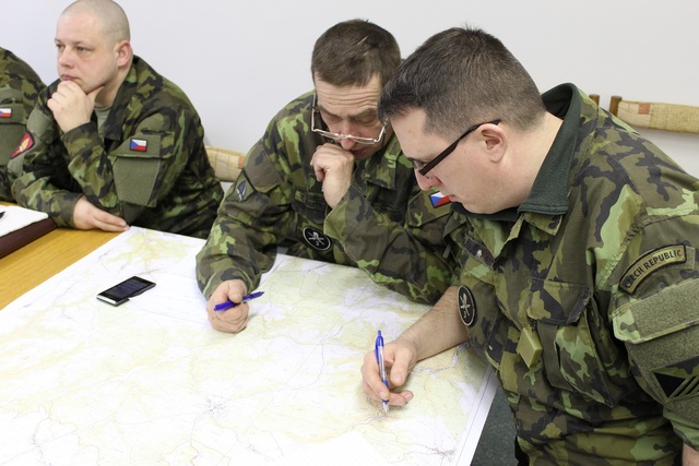 Metodické shromáždění velitelského sboru pěší roty Aktivní zálohy u Krajského vojenského velitelství Praha -Středočeský kraj (3)