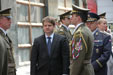 Náměstek ministryně obrany Radek Šmerda a generál Čestmír Tesařík při pietním aktu