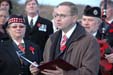 Náměstek ministra obrany Jan Fulík během projevu