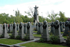 Cemetery of Soviet WWII soldiers